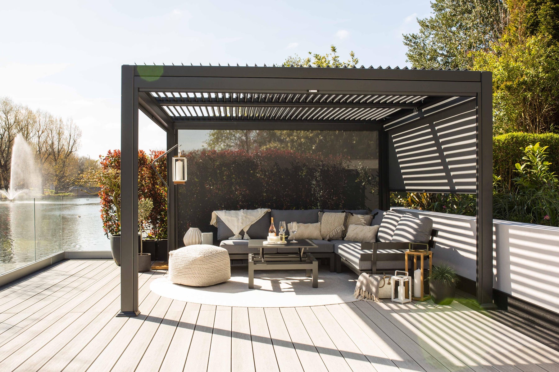 Crafting a Cozy Haven: Turning Your Pergola into an Outdoor Living Room