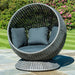 alexander rose monte carlo hanging chair with base view