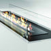 Henley Stoves mist bioethanol freestanding fire table  close up view