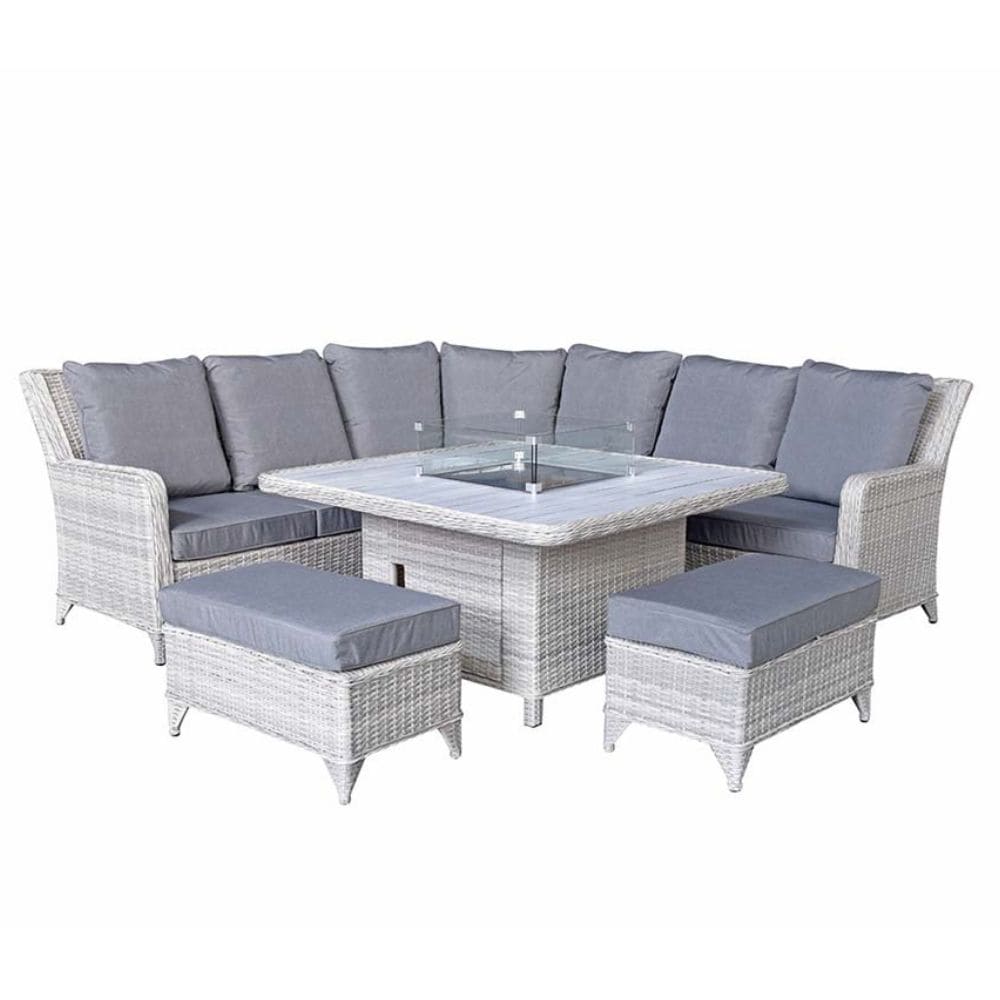 Meghan Firepit Corner Dining Sofa Set