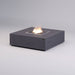 Monte Gas Fire Pit in Grey Side View