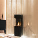 Planika Arcticon Bioethanol Freestanding Fireplace lifestyle in corner view