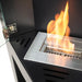 Scandiflames Alaska Corner Bioethanol Stove flame close up view