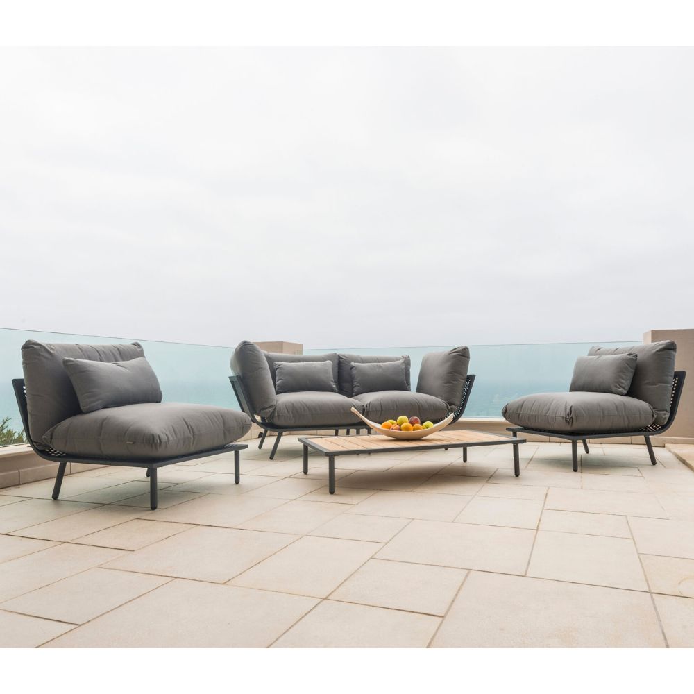 alexander rose beach sofa set 4 piece modular view