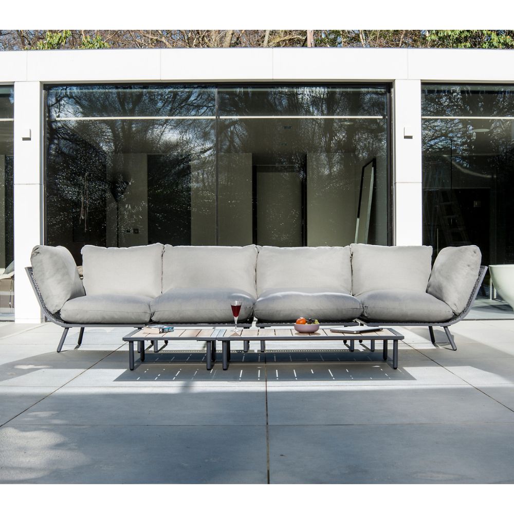 alexander rose beach sofa set 4 piece straight view