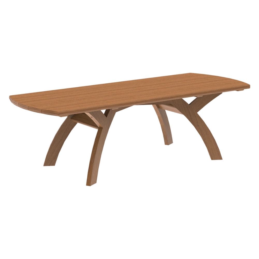 alexander rose sorrento teak dining set table white background view