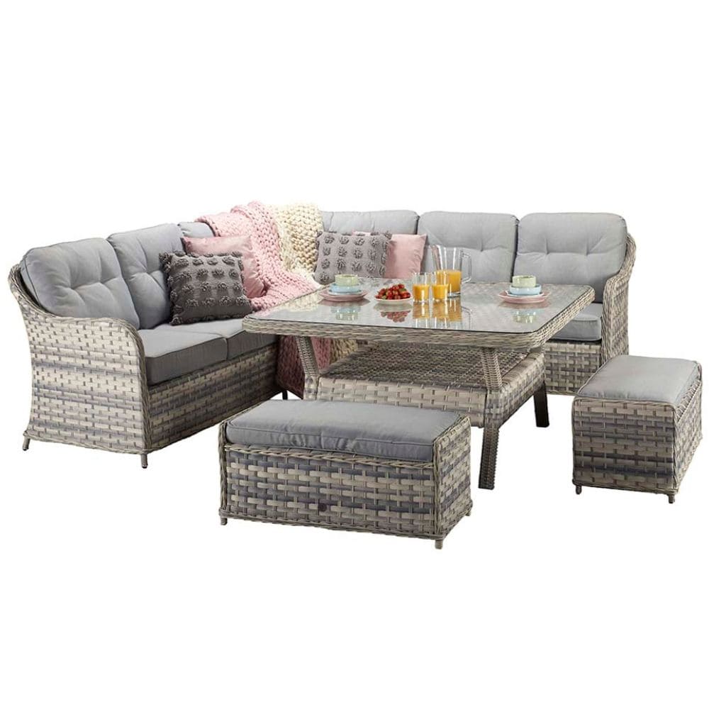 Constance Large Corner Sofa Dining Set