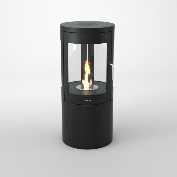 henley stoves berlin free standing bioethanol stove front view