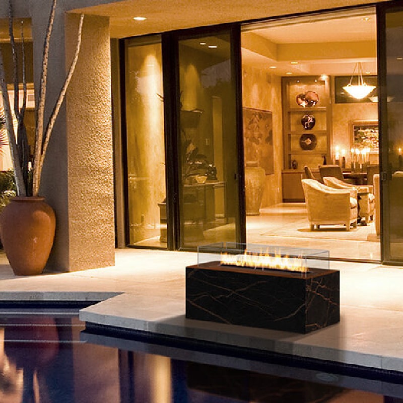 Cabo Freestanding Bioethanol Fireplace For Indoors & Outdoors