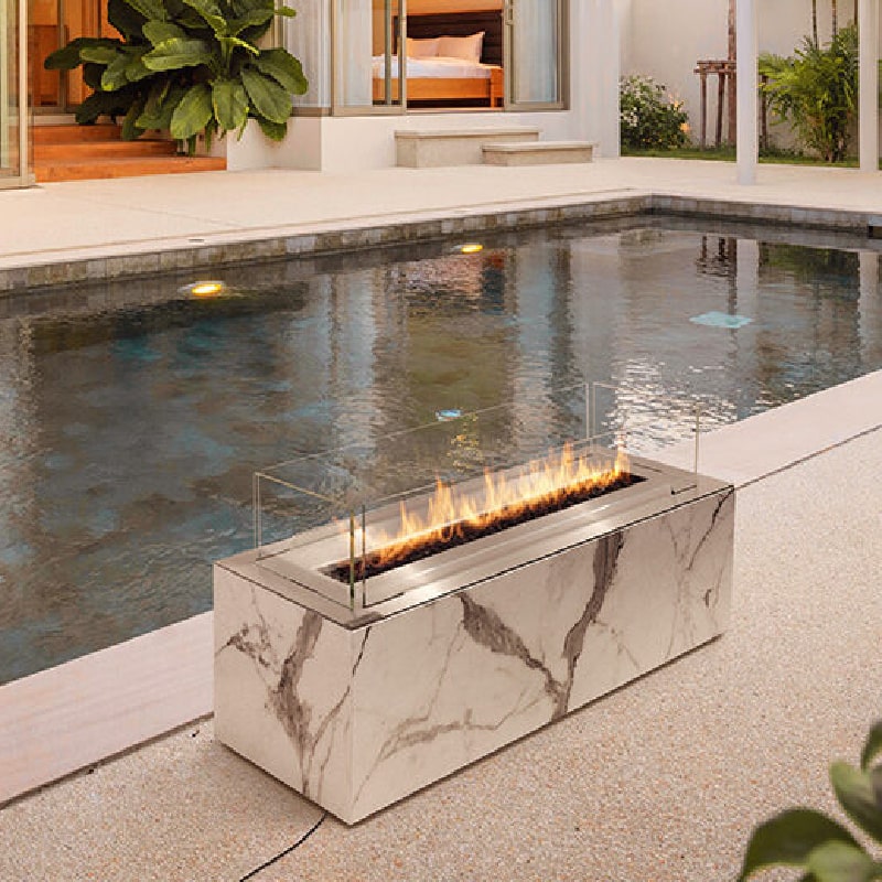 Cabo Freestanding Bioethanol Fireplace For Indoors & Outdoors