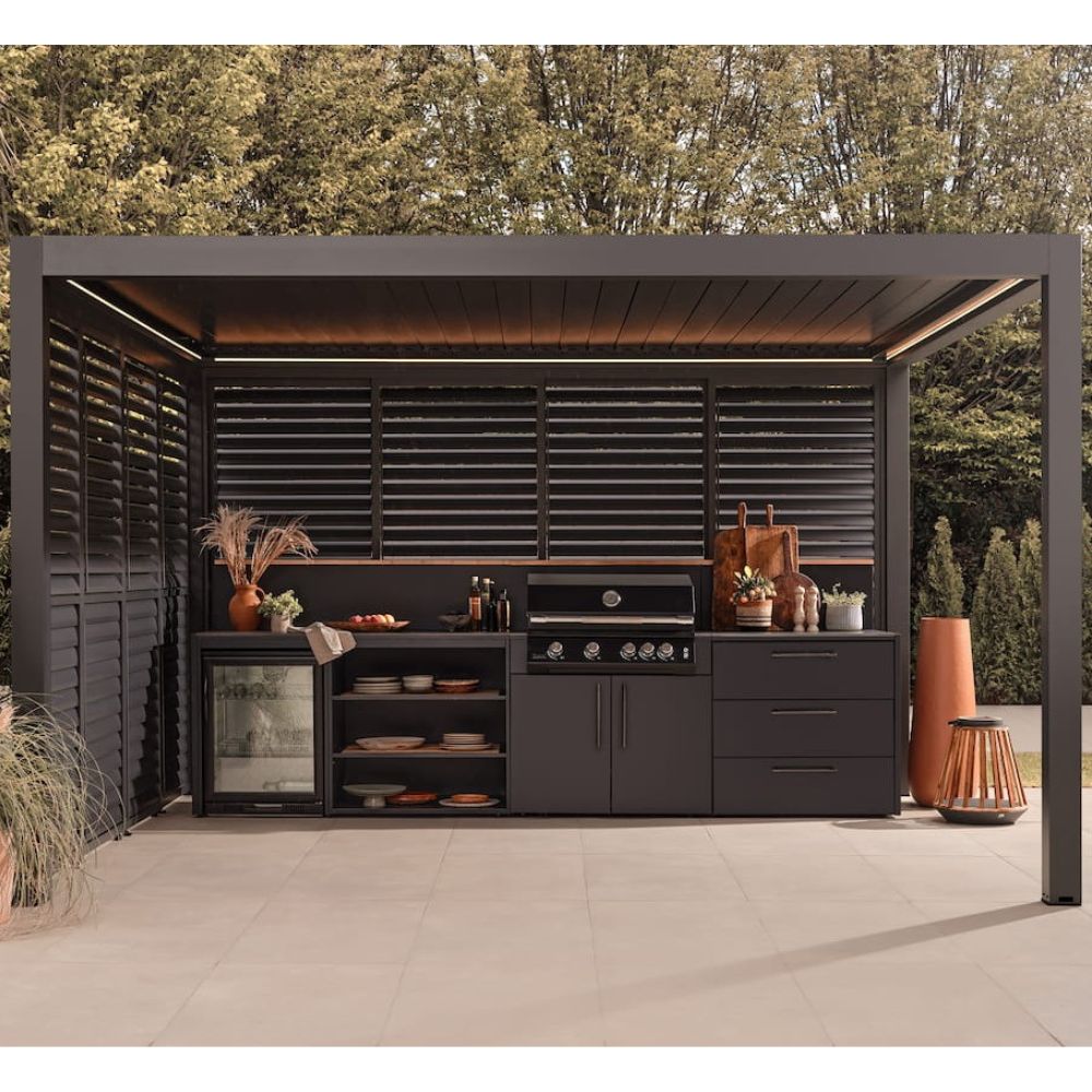 suns lifestyle blenheim modular outdoor kitchen lifestyle image