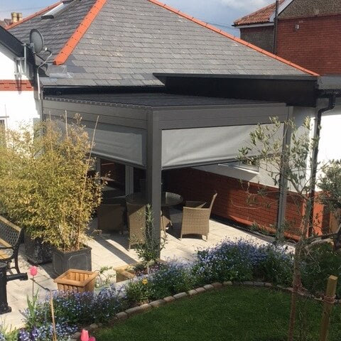 Suns Lifestyle Rota Aluminium Louvered Pergola (3m - 7m)