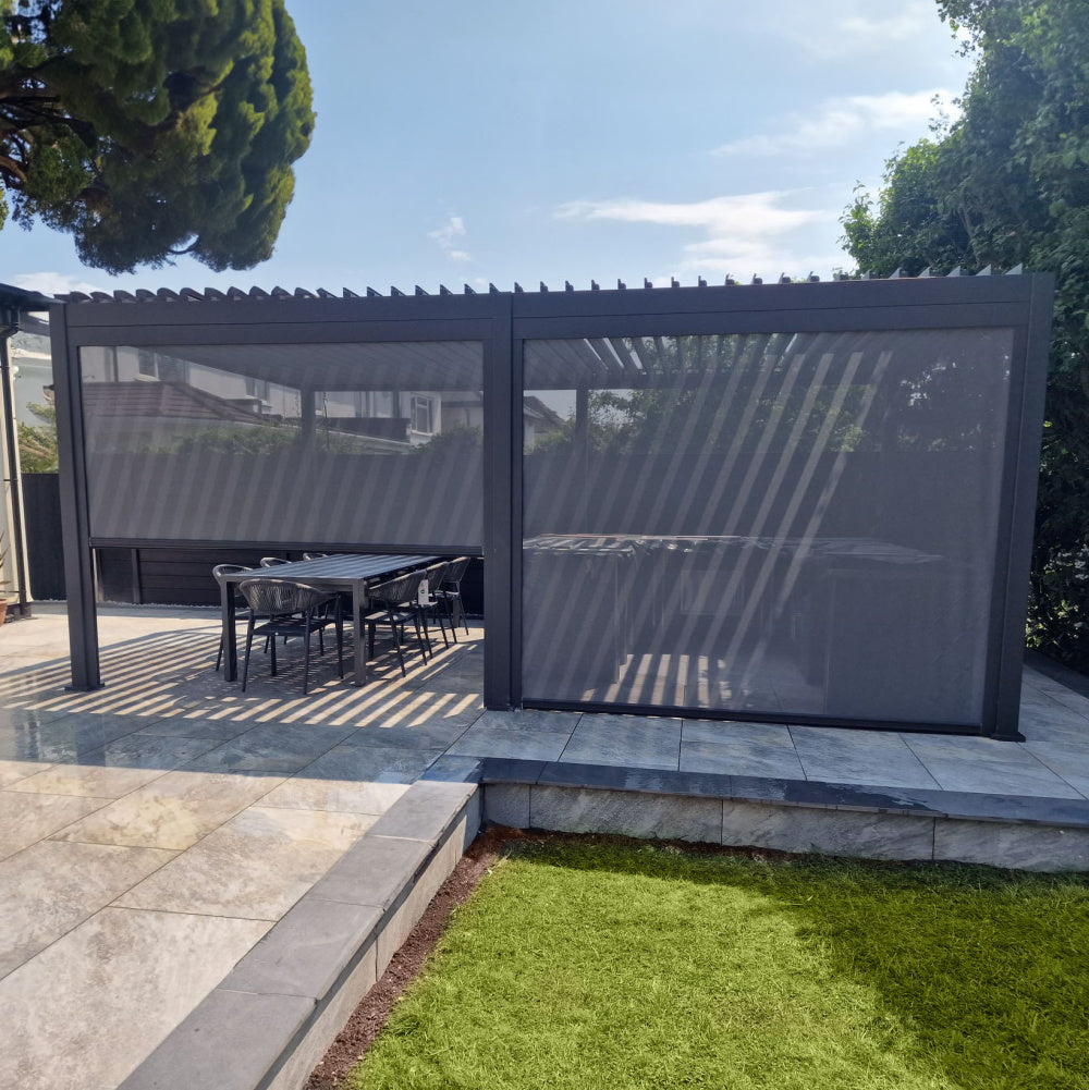 Suns Lifestyle Rota Aluminium Louvered Pergola (3m - 7m)