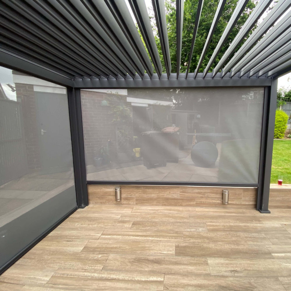 Suns Lifestyle Rota Aluminium Louvered Pergola (3m - 7m)