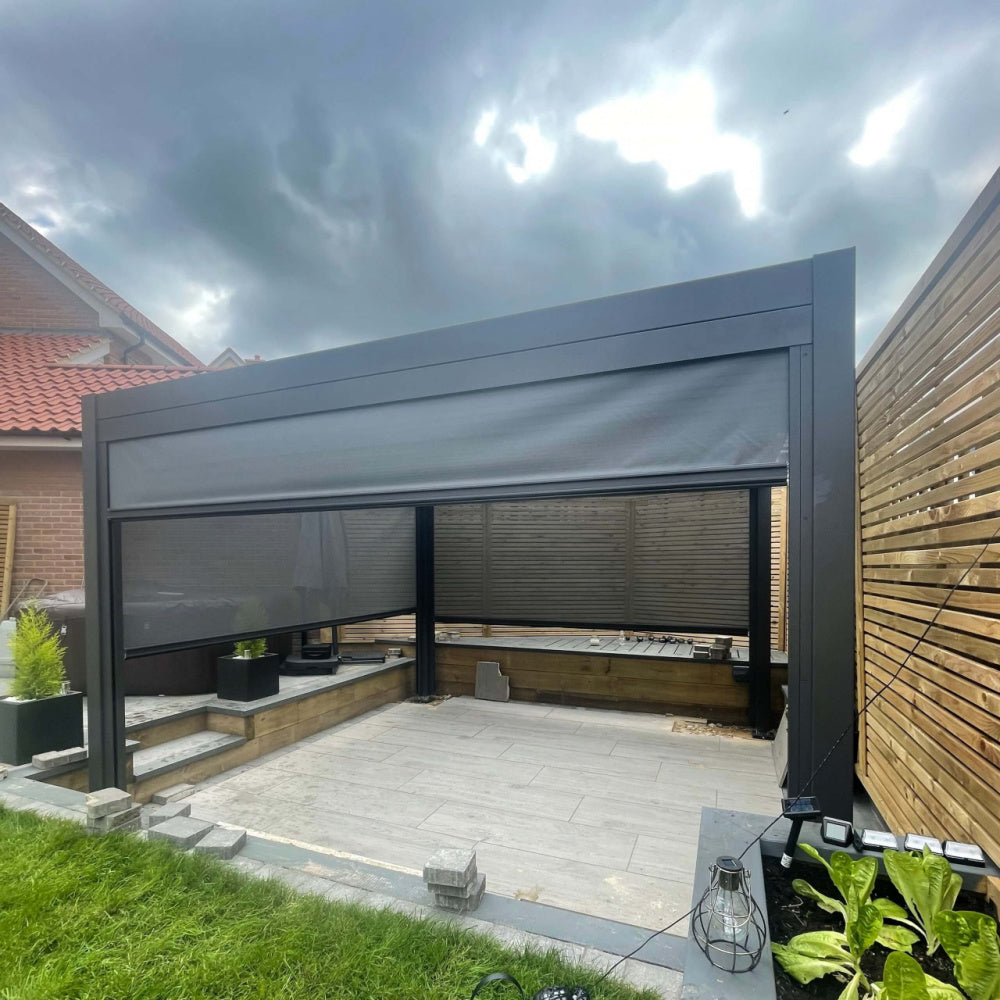 Suns Lifestyle Rota Aluminium Louvered Pergola (3m - 7m)